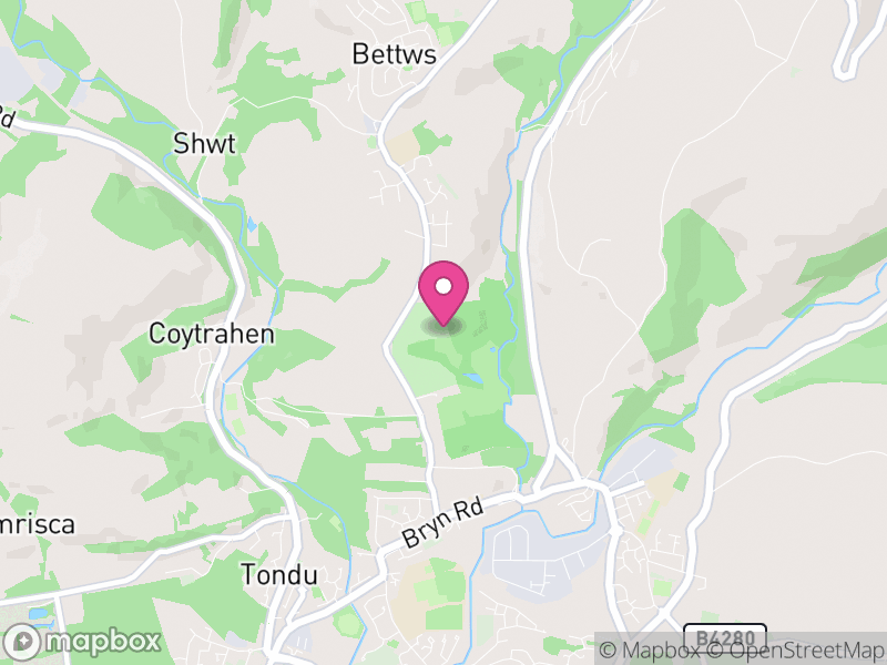 Map of properties for sale in CF32