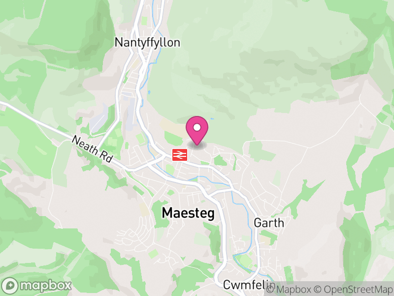 Map of properties for sale in CF34