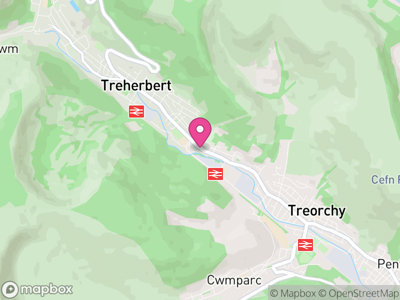 Map of properties for sale in CF42