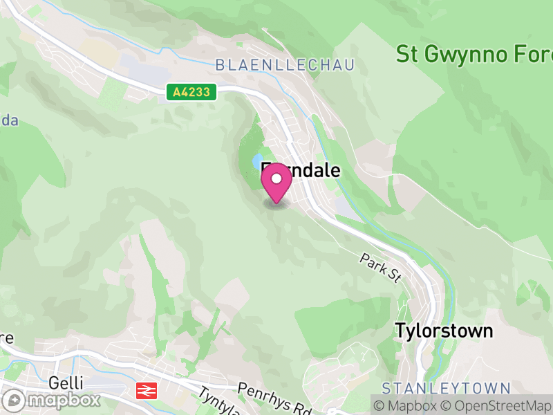 Map of properties for sale in CF43