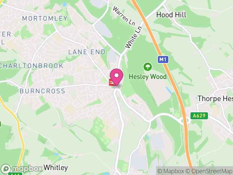 Map of properties for sale in Chapeltown