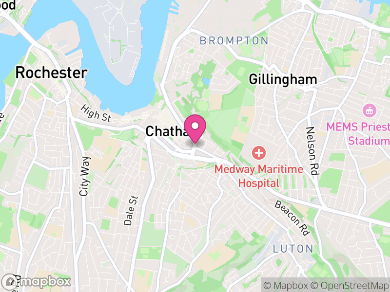 Map of properties for sale in Chatham
