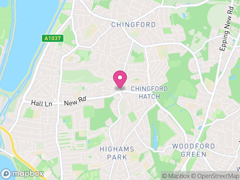 Map of properties for sale in Chingford