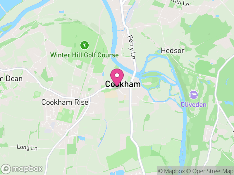 Map of properties for sale in Cookham