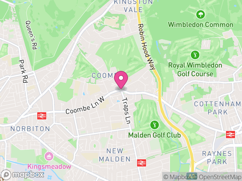 Map of properties for sale in Coombe