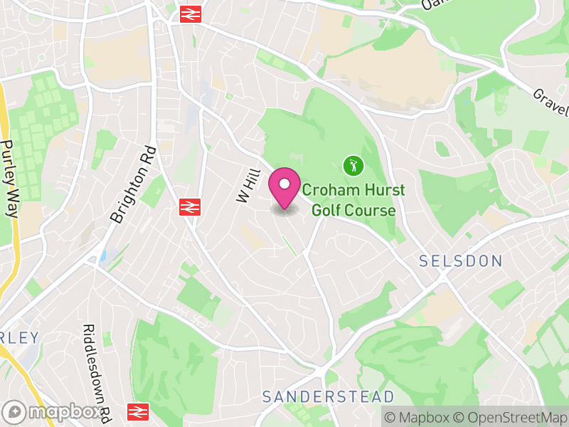 Map of properties for sale in CR2