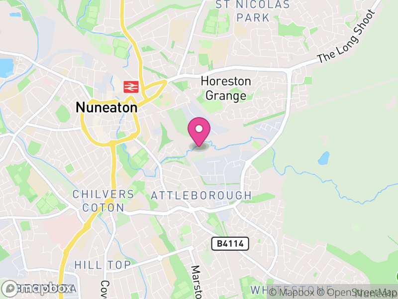 Map of properties for sale in CV11