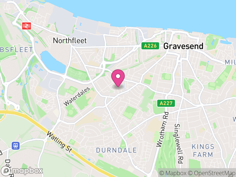 Map of properties for sale in DA11