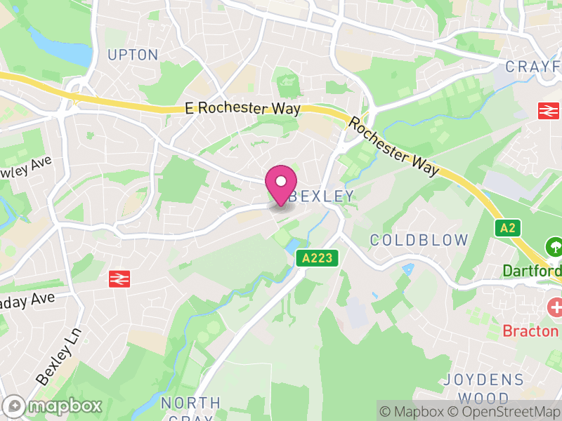 Map of properties for sale in DA5