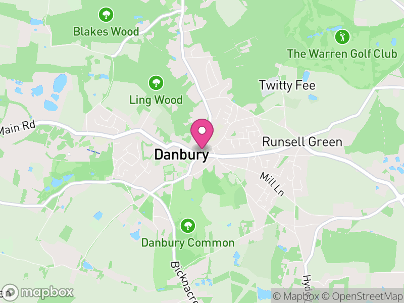 Map of properties for sale in Danbury