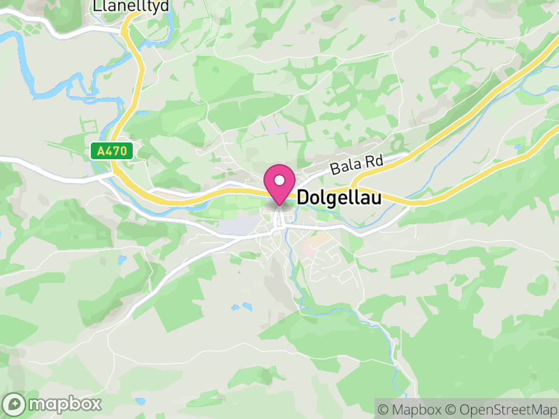 Map of properties for sale in Dolgellau