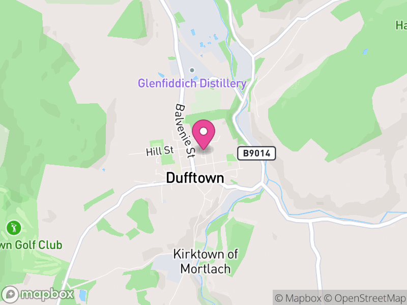 Map of properties for sale in Dufftown