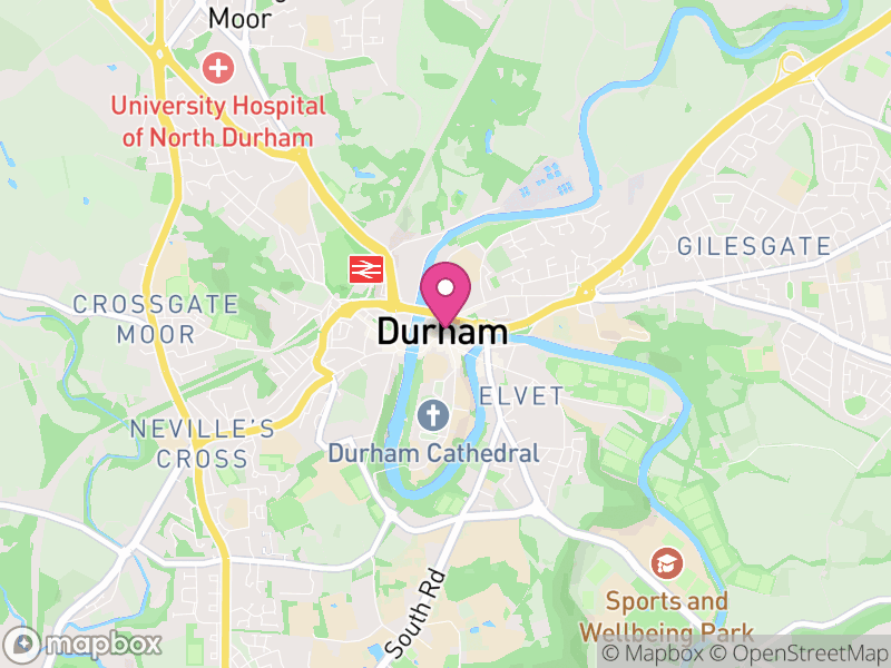 Map of properties for sale in Durham