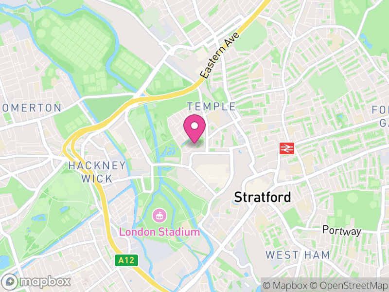 Map of properties for sale in E20