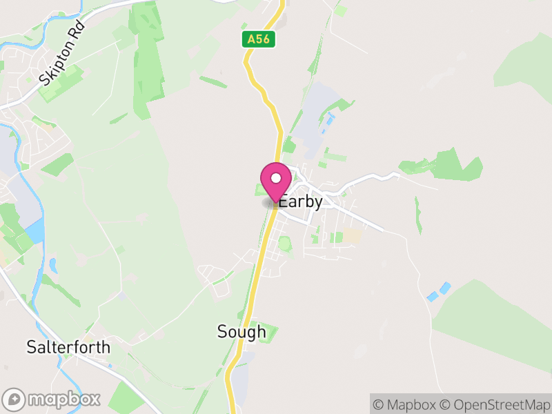 Map of properties for sale in Earby
