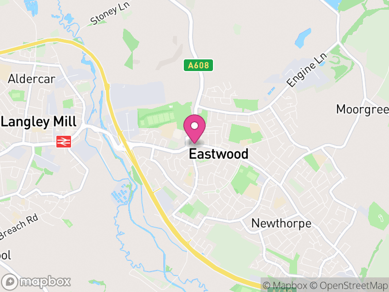 Map of properties for sale in Eastwood