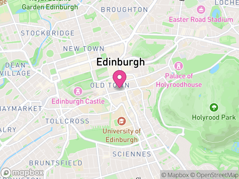 Map of properties for sale in Edinburgh