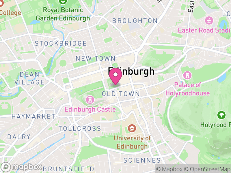 Map of properties for sale in EH1