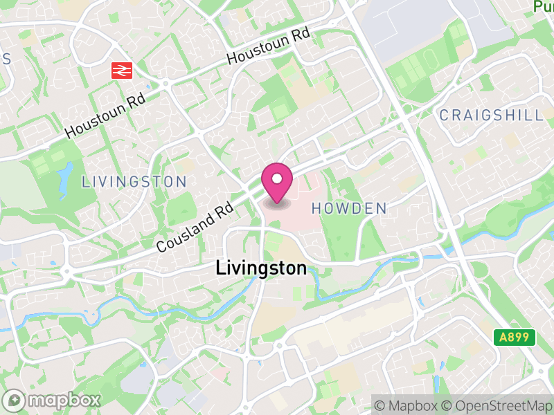 Map of properties for sale in EH54