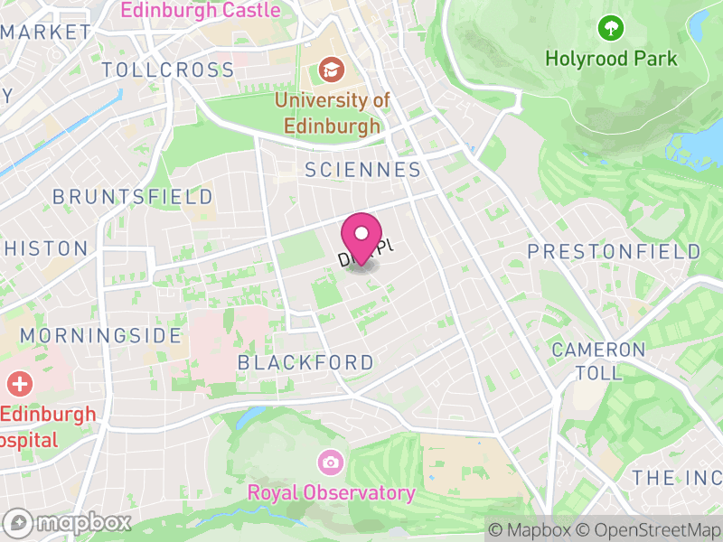 Map of properties for sale in EH9