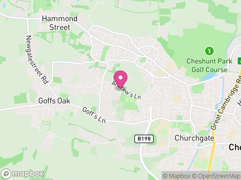 Map of properties for sale in EN7