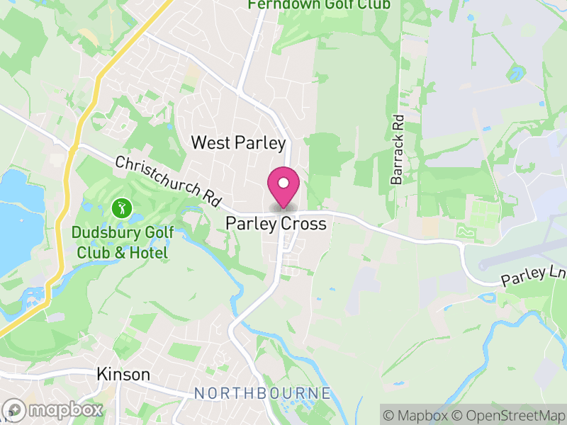 Map of properties for sale in Ferndown