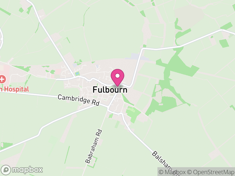 Map of properties for sale in Fulbourn