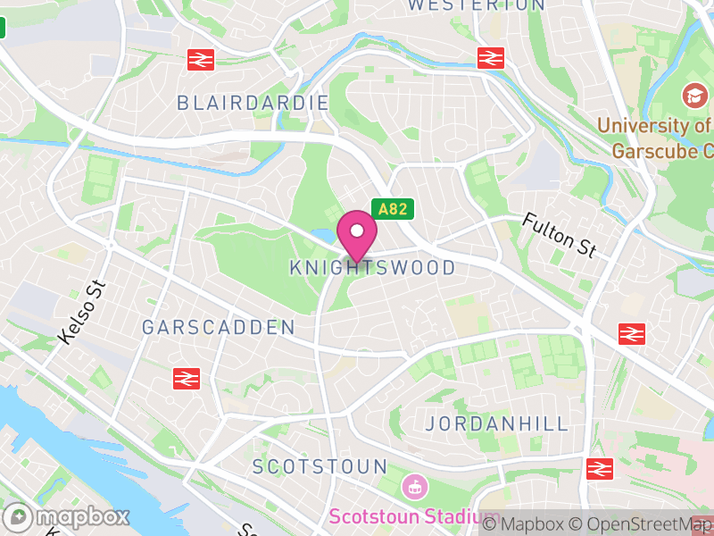 Map of properties for sale in G13