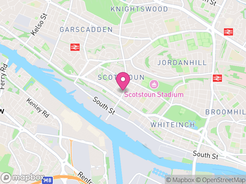 Map of properties for sale in G14