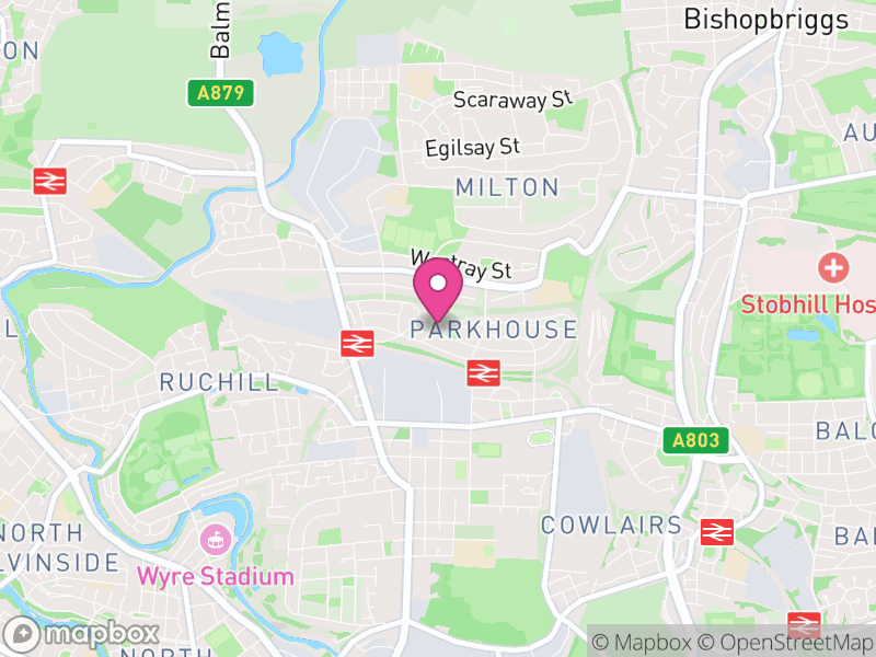 Map of properties for sale in G22