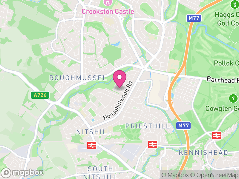 Map of properties for sale in G53