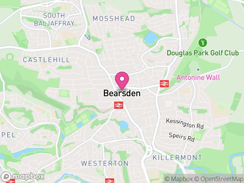 Map of properties for sale in G61