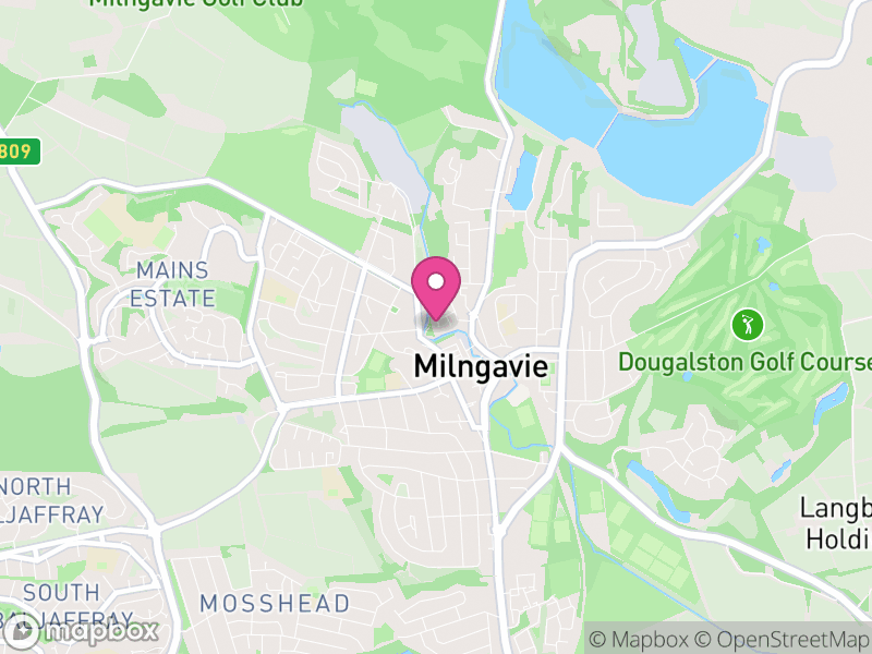 Map of properties for sale in G62