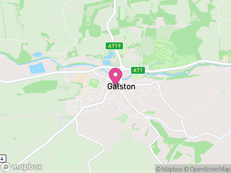 Map of properties for sale in Galston