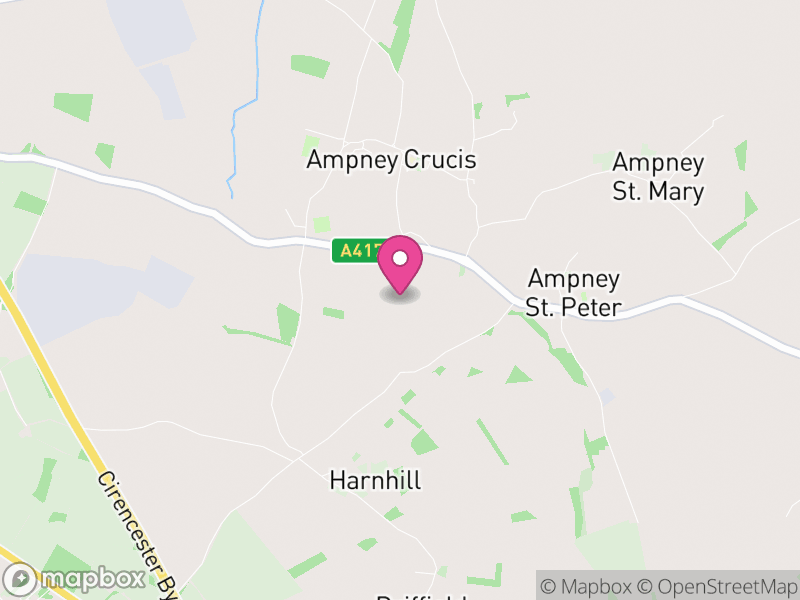 Map of properties for sale in GL7