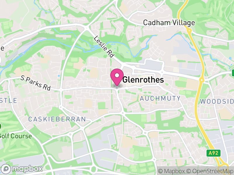 Map of properties for sale in Glenrothes