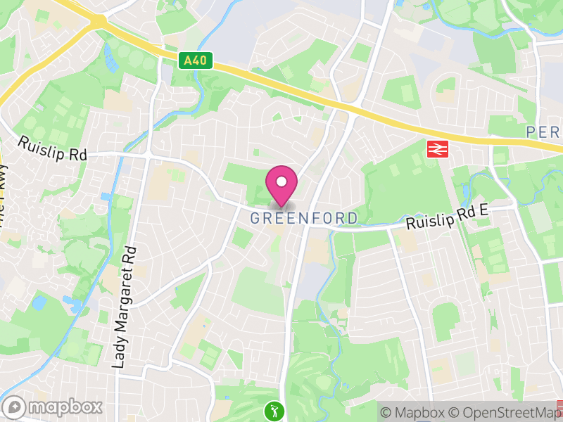 Map of properties for sale in Greenford