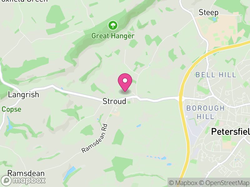 Map of properties for sale in GU32