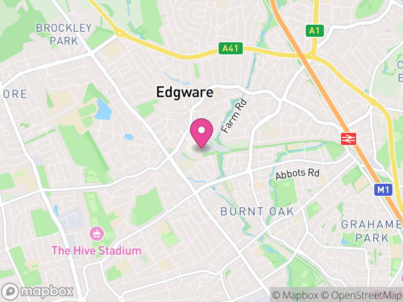 Map of properties for sale in HA8