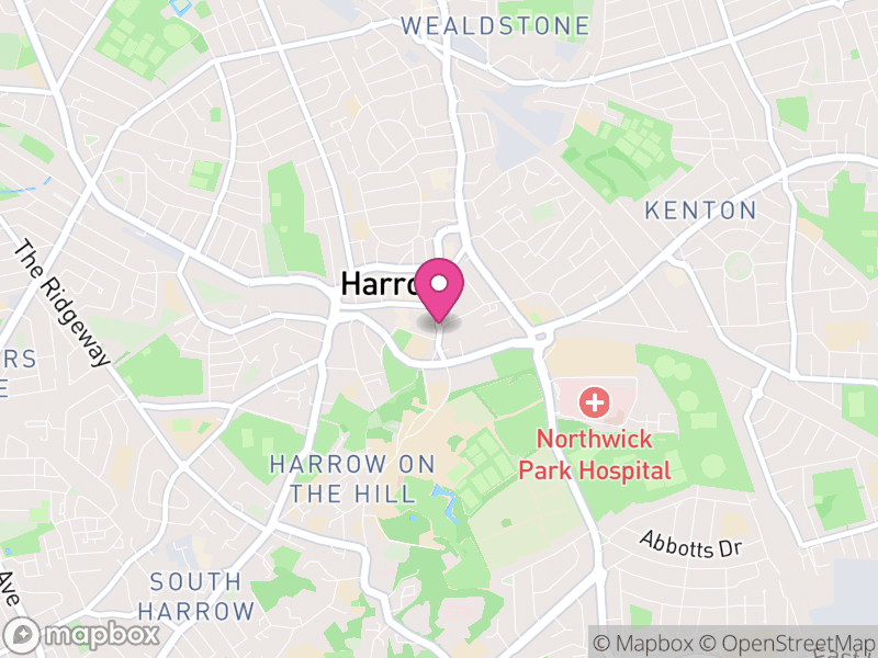 Map of properties for sale in Harrow