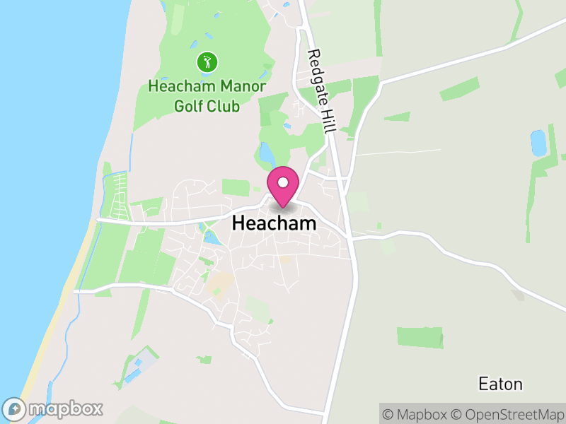 Map of properties for sale in Heacham