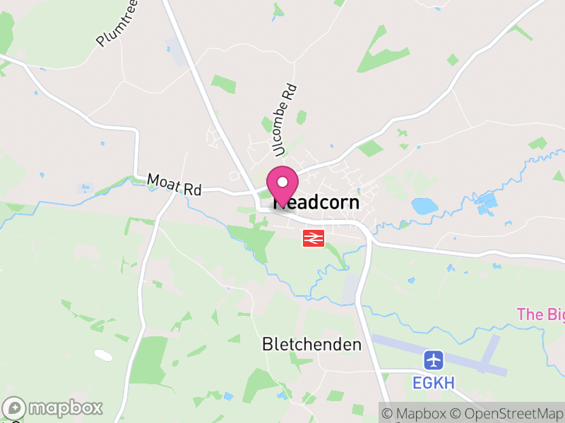 Map of properties for sale in Headcorn