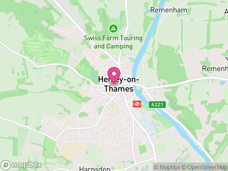 Map of properties for sale in Henley On Thames