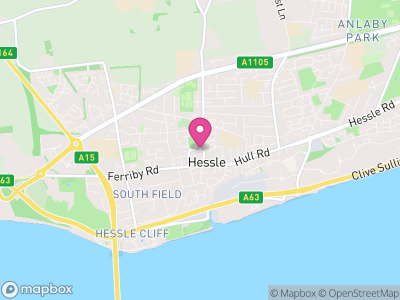 Map of properties for sale in Hessle