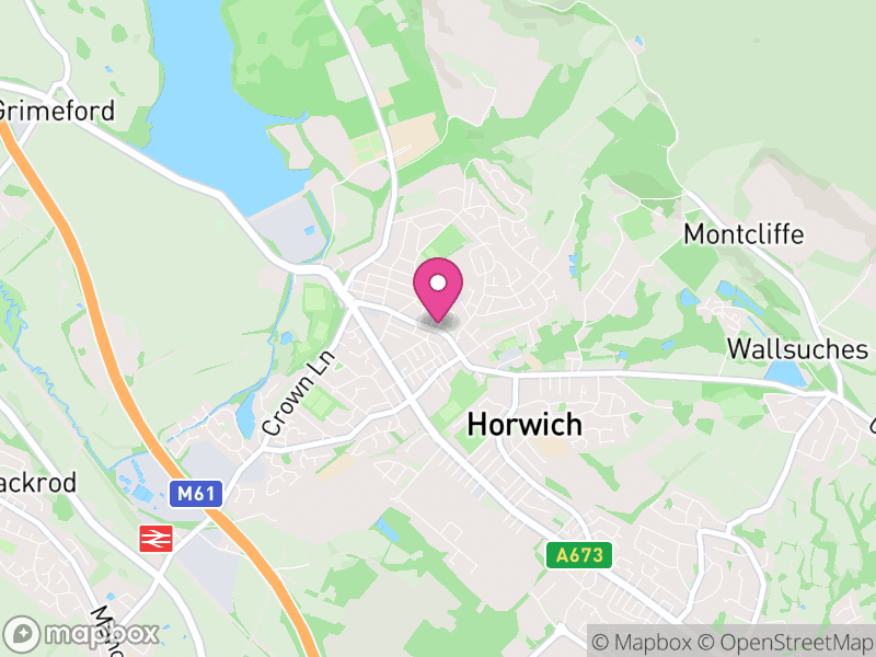 Map of properties for sale in Horwich