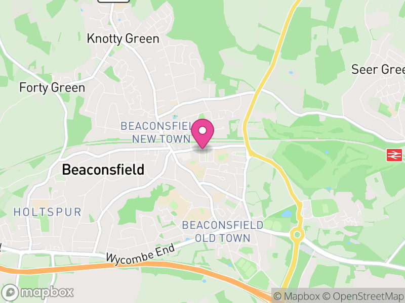 Map of properties for sale in HP9