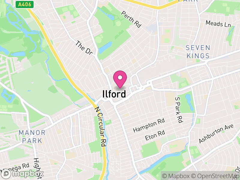 Map of properties for sale in Ilford