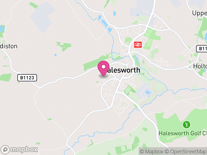 Map of properties for sale in IP19