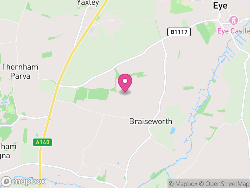 Map of properties for sale in IP23