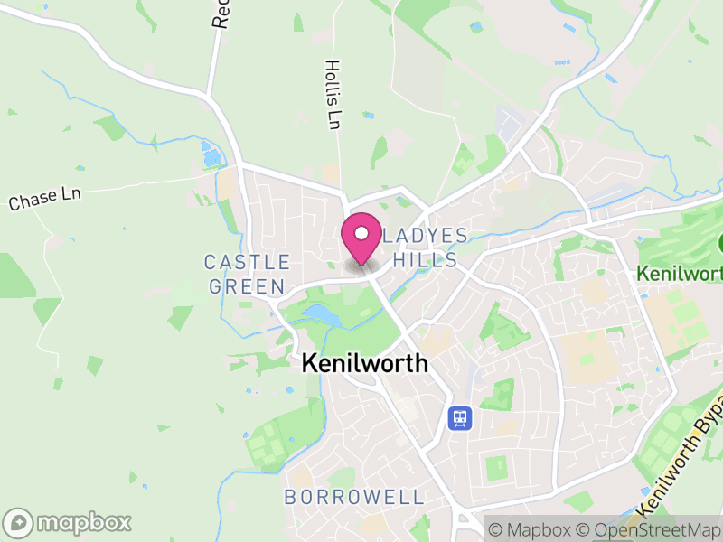 Map of properties for sale in Kenilworth